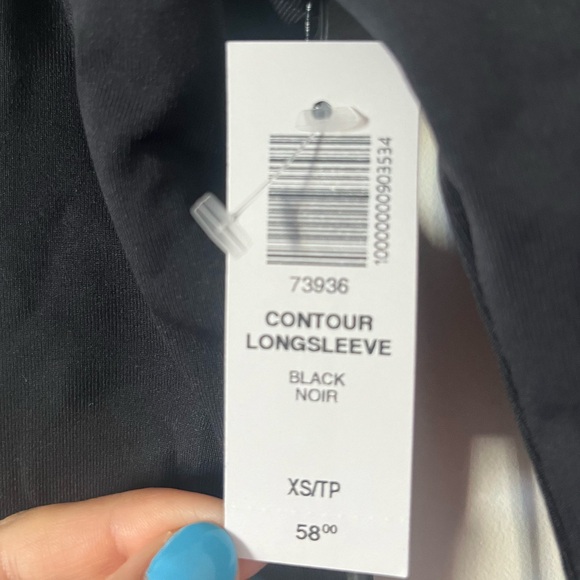 Babaton black long sleeve bodysuit - Picture 3 of 3